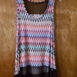 2 sleeveless blouses